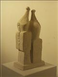 Couple by Bob Dawson, Sculpture, Fired Clay