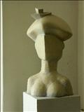 Geisha Girl by Bob Dawson, Sculpture, Fired Clay