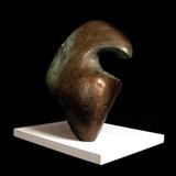 Tempest side veiw by Bob Dawson, Sculpture, Bronze